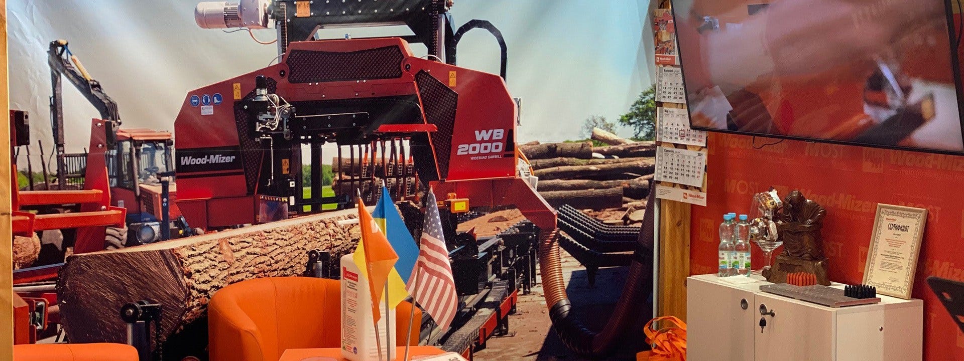 Woodworking exhibition in Lviv, Ukraine, 2021